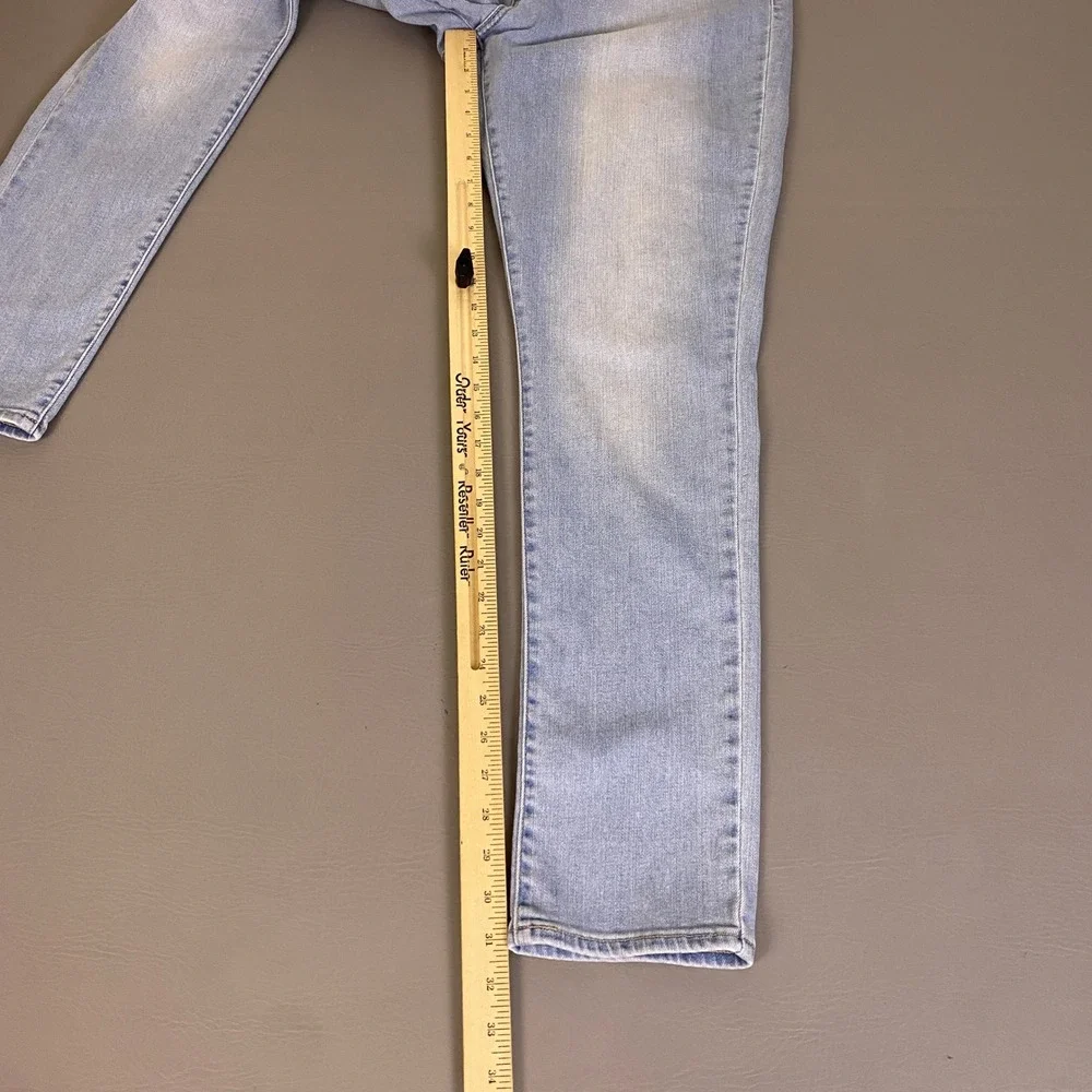 Levis 311 Shaping Skinny Jeans Men's Size 38x32 Light Wash Blue Stretch Denim